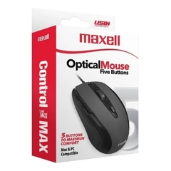 MOUSE MAXELL 5 BOTONES MOWR-105 - DB Store