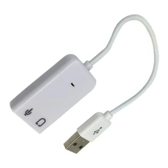 Cable Adaptador Usb De Sonido 7.1 Channel P/ Notebook Pc - DB Store