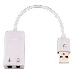 Cable Adaptador Usb De Sonido 7.1 Channel P/ Notebook Pc