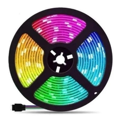 TIRA LED RGB 5050 5M SIN FUENTE (SIN CONTROL ) BLUETOOTH