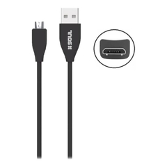 CABLE USB SOFT MICRO USB 1MT - tienda online