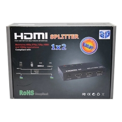 Imagen de HDMI SPLITTER 1X2 SWITCH 4K 2K FULL HD 1080 PC DVD TV PS3