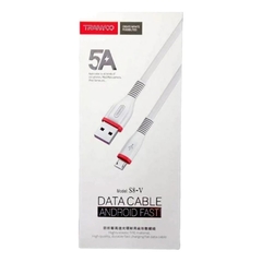 CABLE DE DATOS Y CARGA PLANO V8 5A 1M TRANYOO - DB Store