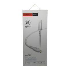 CABLE TIPO C A LIGHTNING TRANYOO T-P1 1M 6A - comprar online