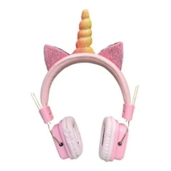 AURICULAR BLUETOOTH AH-809 UNICORNIO ROSA