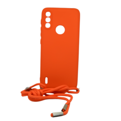 FUNDA COLGANTE P/ MOTOROLA E7 I POWER CON CORDON - comprar online