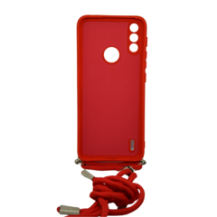 FUNDA COLGANTE P/ MOTOROLA E7 I POWER CON CORDON - tienda online