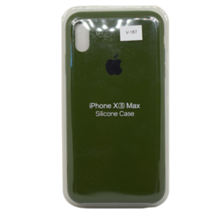 FUNDA SILICONA P/ IPHONE XS MAX V-187 OLIVE - comprar online