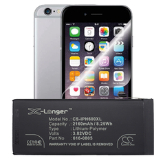 HIDROGEL + BATERIA CAMERON SINO P/ IPHONE 6 2160 MAH CS-IPH600XL