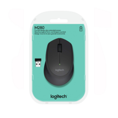 MOUSE INALAMBRICO M280 NEGRO LOGITECH - tienda online