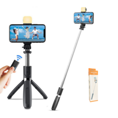 PALO SELFIE Y TRIPODE CON LUZ LED - comprar online