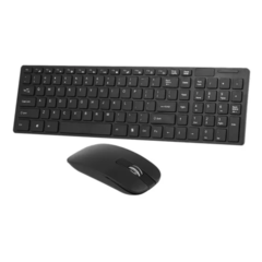 COMBO TECLADO MOUSE INALAMBRICO 2.4G K-06 NEGRO