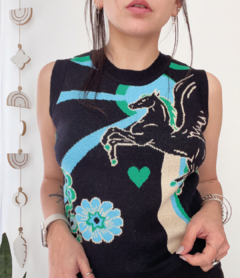 MUSCULOSA UNICORNIO - Vika Abiti Indumenta