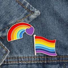 Botons e broches feitos em liga de metal LGBTQIA+