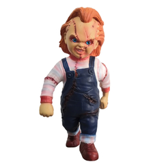 Boneco chucky em PVC 24cm em 2 modelos diferentes: chucky correndo e chucky em pé.