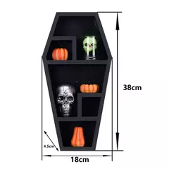 Estante Gothic Coffin - ERMA Skull Moda & Decoração