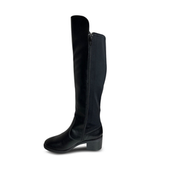 Bota De Montaria Ramarim Cano Longo Salto Baixo Preta - comprar online