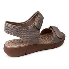 Sandália Modare Ultraconforto Bege Nylon Tech Reflex Sense - WN Shoes