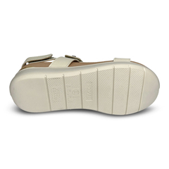 Sandália Modare Ultraconforto Off-White Plataforma Reflex Sense Com Velcro na internet