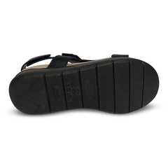 Sandália Modare Ultraconforto Preta Plataforma Reflex Sense Com Velcro na internet