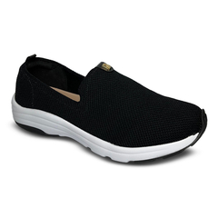 Tênis Sapato Modare Ultraconforto Gaspea Negro Slip-on Com Puxador - loja online