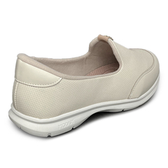 Tênis Sapato Modare Ultraconforto Creme/Tan Napa Microperfuros - loja online