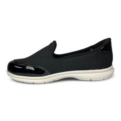 Tênis Sapato Modare Ultraconforto Preto/Branco Napa Microperfuros - comprar online
