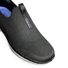 Tênis Skechers Esportivo Go Walk 6 Slip-Ins Preto/Lavanda