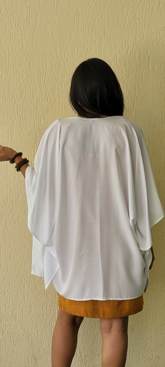 Kimono Liso Curto 20984 Tamanho Único Branco na internet