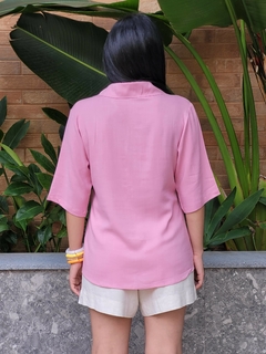 Camisa viscose Lisa manga 3-4 21059 - comprar online