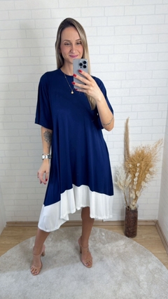 Vestido bicolor Dallas - loja online