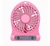 Mini ventilador portátil Multifuncional USB recarregável Kids Table Fan LED Light 18650 Bateria ajustável 3 velocidade