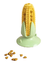 Brinquedo Milho Escova dental de TPR com ventosa - Oikos na internet