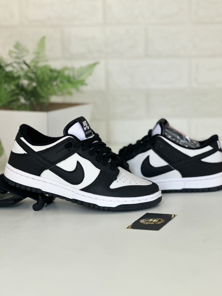 Tênis Nike Dunk Low Preto Branco Panda Black White Dswt