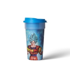 Vaso Dragon Ball tapa café doble capa