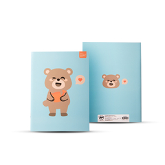 Cuaderno Abrochado Tapa Flexible Animales - PPR Solutions