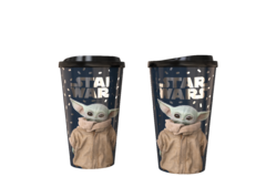 Vaso jarro mug con tapa Star Wars - YODA - comprar online