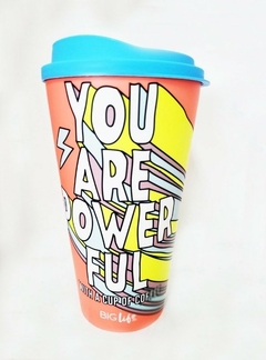 Vaso jarro mug con tapa Just Cool - comprar online