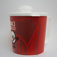 Taza con tapa tapón River - comprar online