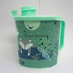 Taza con tapa tapón Zorrito - comprar online