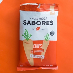 Chips de zanahoria y sal marina Sin TACC x80 gr - Nuestros sabores