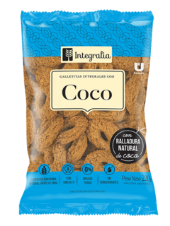 Galletias integrales con coco x220 gr - Integralia