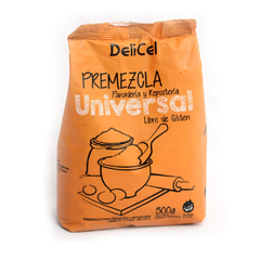 Premezcla panadería y repostería universal sin TACC x500 gr - Delicel