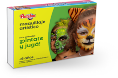 Kit Maquillaje Artistico Pintura Stencil Infantil