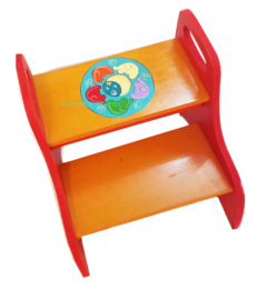 Escalera Banco Multifuncion Infantil Colores Art 35x29x32cm - comprar online