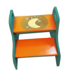 Escalera Banco Multifuncion Infantil Colores Art 35x29x32cm en internet