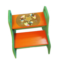 Escalera Banco Multifuncion Infantil Colores Art 35x29x32cm - Accesibble