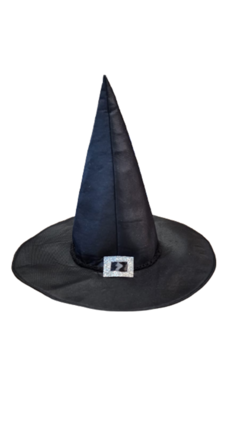 Disfraz Halloween Infantil Sombrero Bruja + Caramelera Tela - comprar online