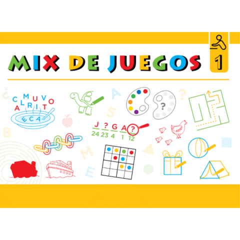 Libro Didactico Mix Juegos 1 Sopa De Letras Sudoku Palabras