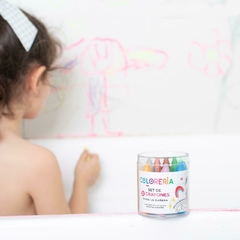 Set Crayones Para La Bañera 12 Colores + Esponja - comprar online